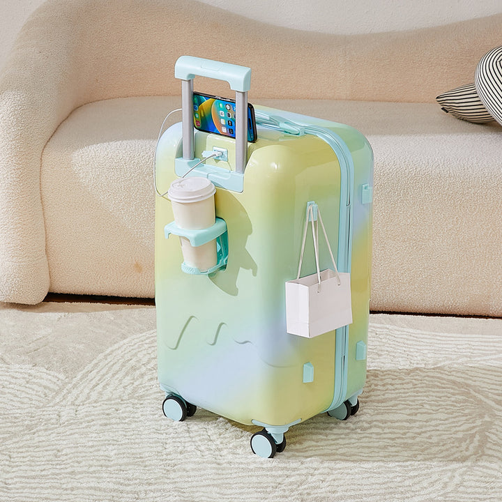 Unisex Compact Smart Hardshell Travel Suitcase Stornfield