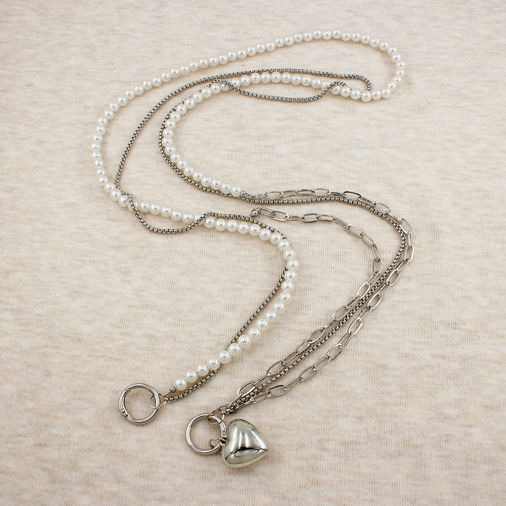 Heart-Designed Beaded Eyewear Chain Stornfield