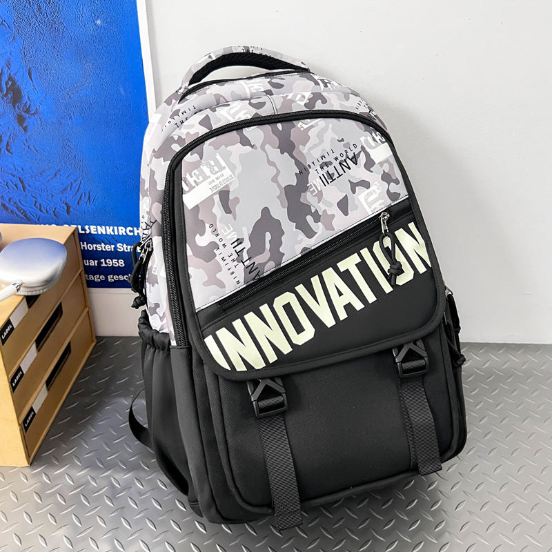 Stylish Camo Print Backpack Stornfield