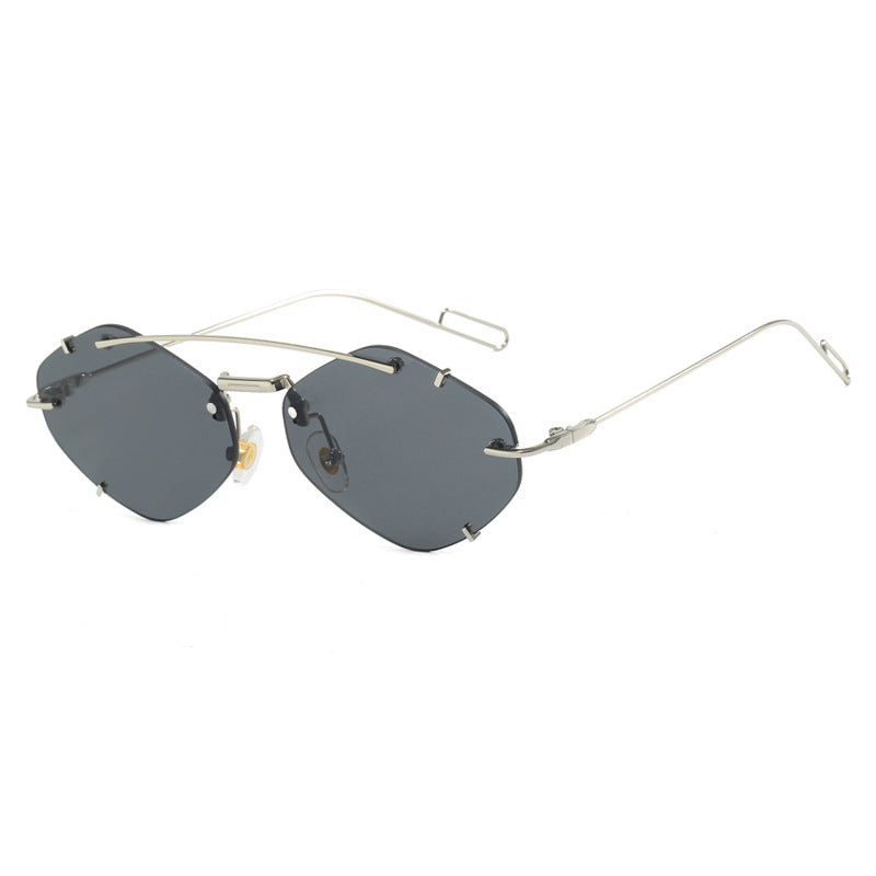 Women geometric sunglasses with ultra-light metal frame Stornfield