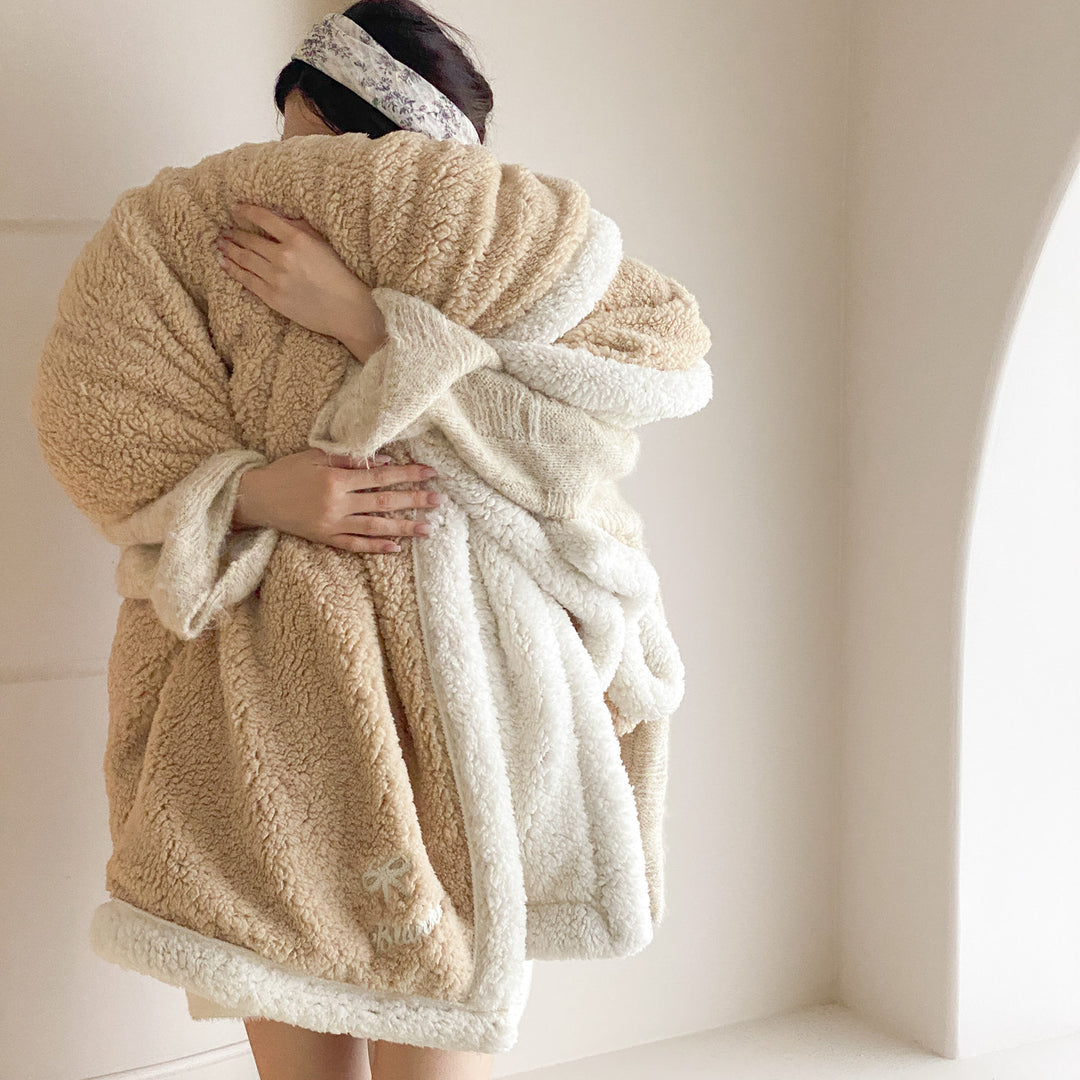 Oversized Sherpa Teddy Hooded Coat