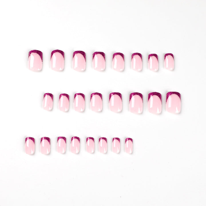 Glamorous nail art with glitter decoration Stornfield