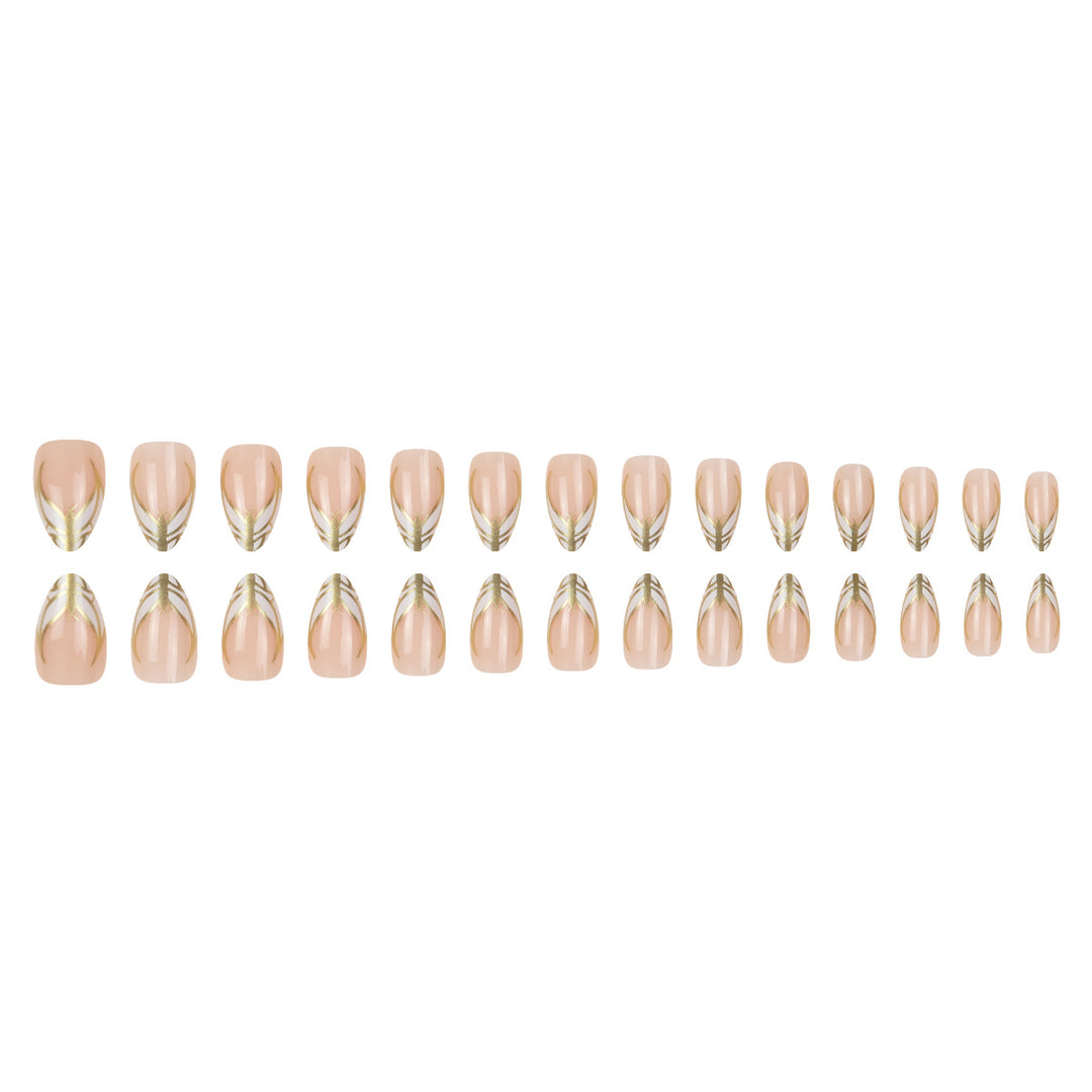 Decorative Stiletto Press-On Nail Art Stornfield