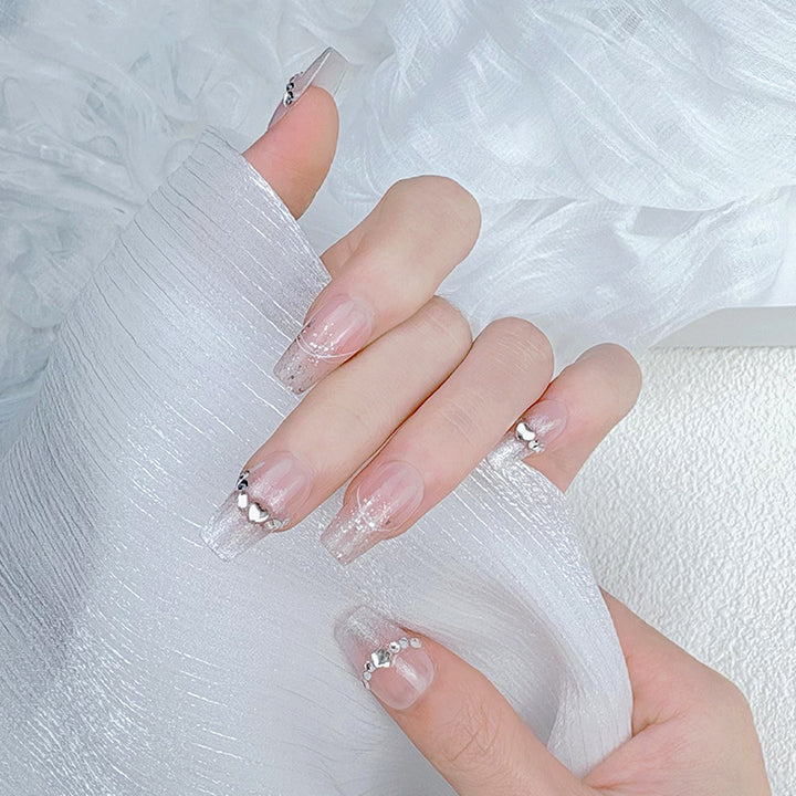 Elegant French Tip Press-On Nails Stornfield