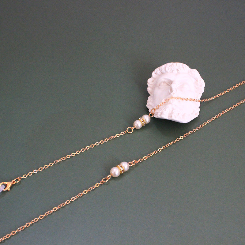 Elegant pearl necklace with adjustable design Stornfield