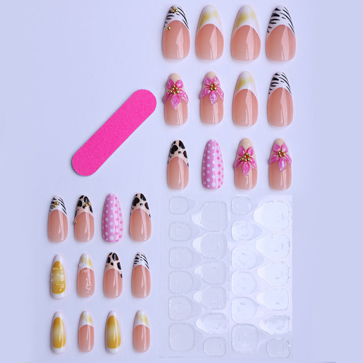 Artful nails with floral and animal designs Stornfield