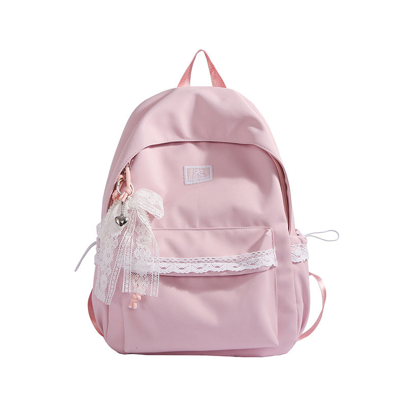 Elegant Lace-Trimmed Daily Backpack Stornfield