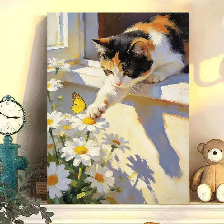 Cat-Themed Canvas Wall Art Stornfield
