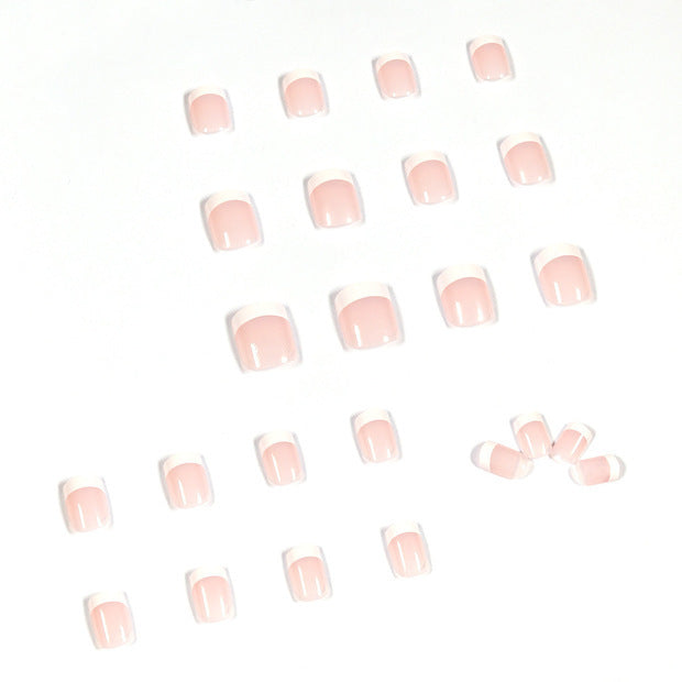 Elegant French Tip Nail Art Set Stornfield