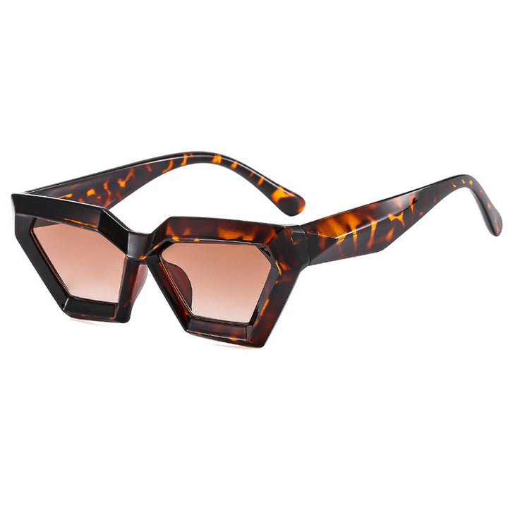 Ladies eye-catching sunglasses in unique hexagon design Stornfield