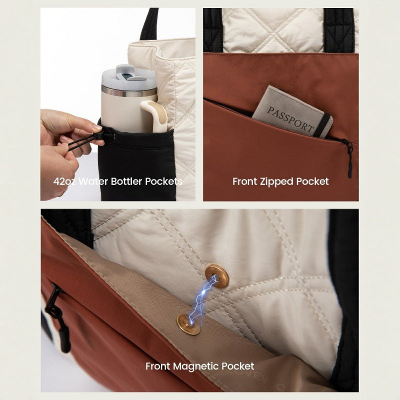 Modern Weekender Bag with Practical Interior Pockets Stornfield
