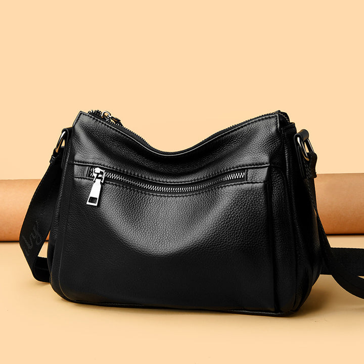 Textured Leather Crossbody Bag Stornfield