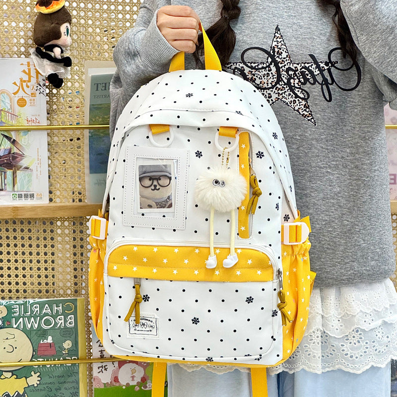 Casual Snowflake Print Backpack Stornfield