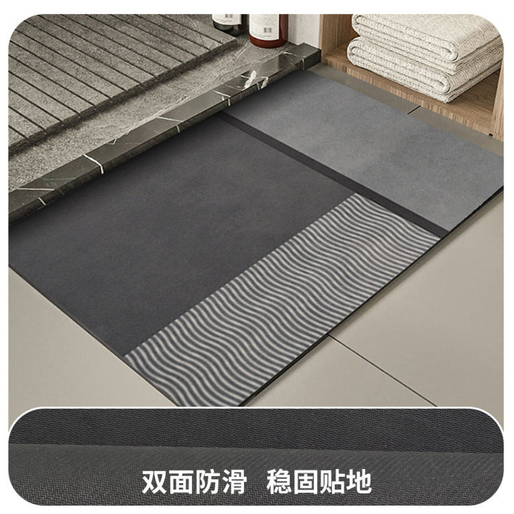 Modern Geometric Bath Mat Stornfield