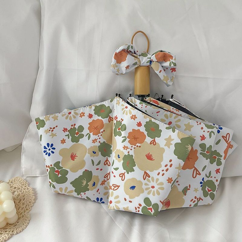 Women's Foldable Shoulder Bag with Floral Design Stornfield