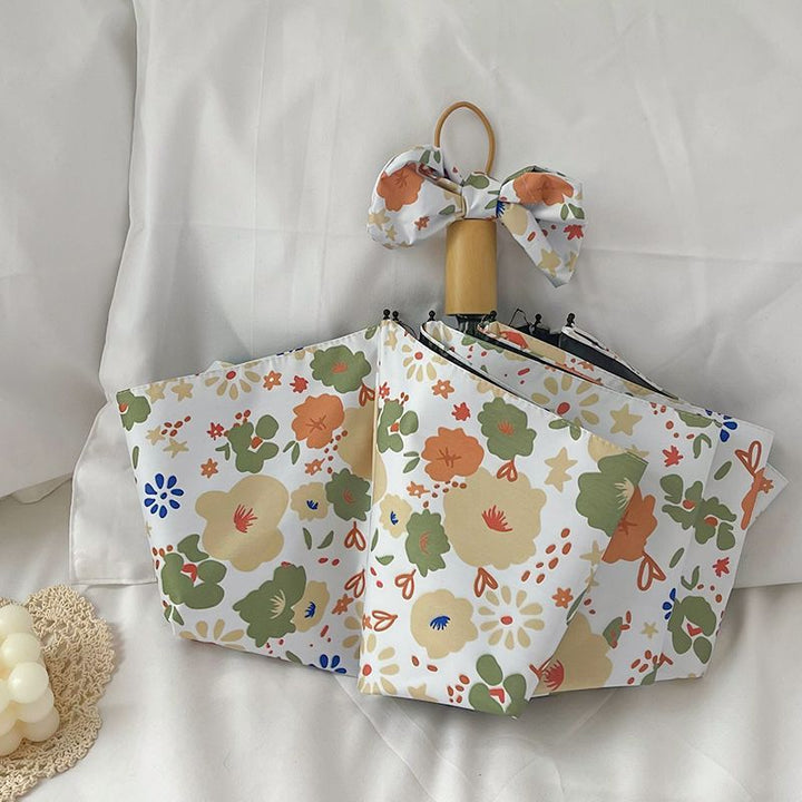 Women's Foldable Shoulder Bag with Floral Design Stornfield