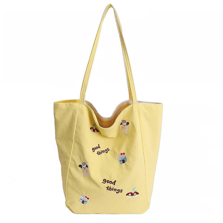 Embroidered Casual Tote Stornfield