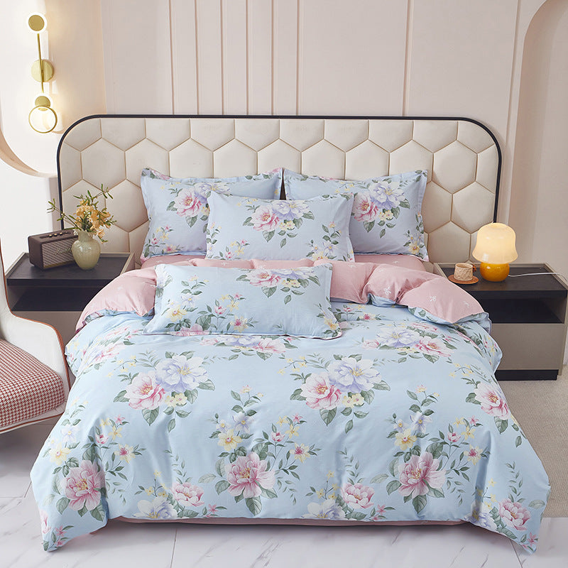 Cozy Heart Pattern Bedding Set