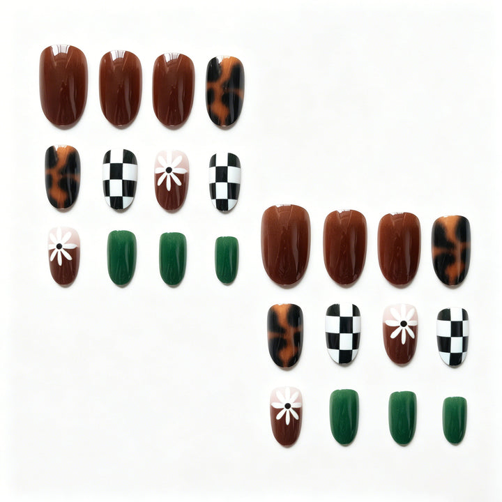 Artistic Mixed Pattern Nail Art Kit