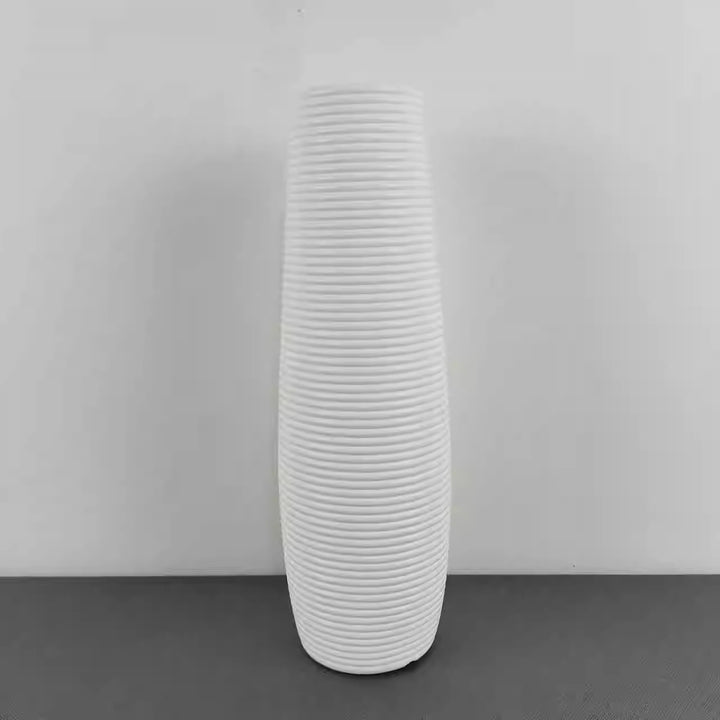 Modern Ribbed Decorative Vase Stornfeild