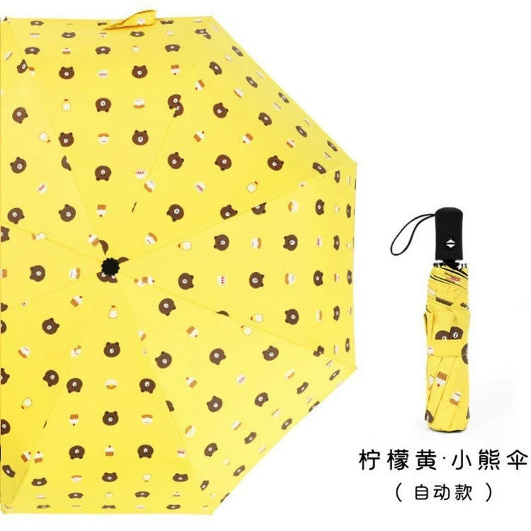 Women's creative folding umbrella with animal motif Stornfield