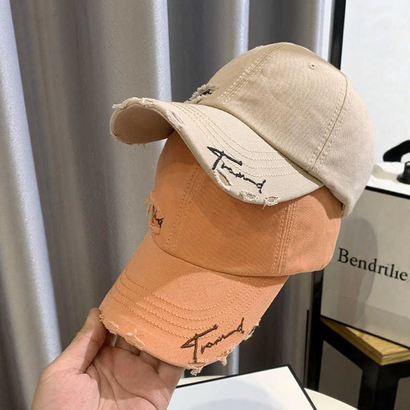 Unisex Distressed Graphic Baseball Hat Stornfield