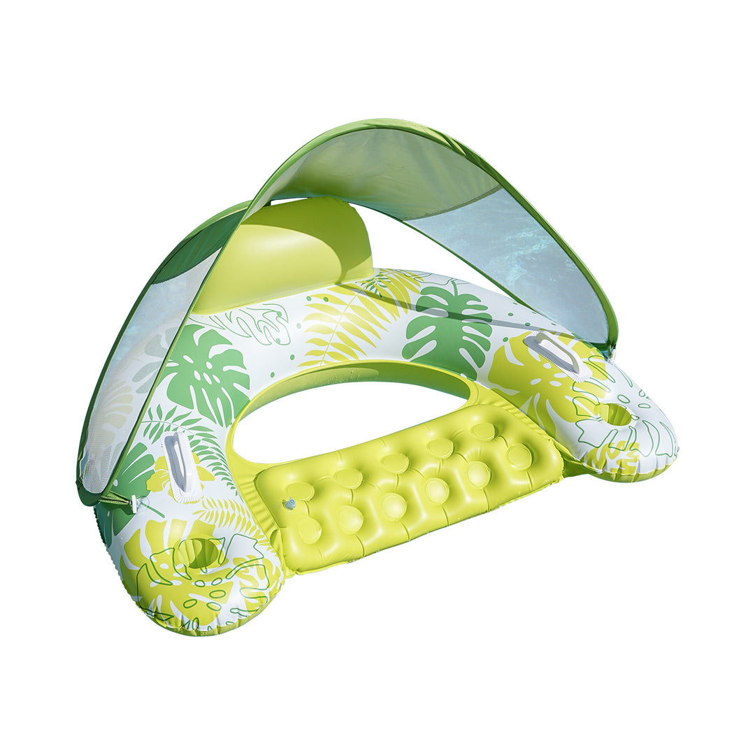 Unisex Inflatable Comfort Pool Lounger with Headrest Stornfield