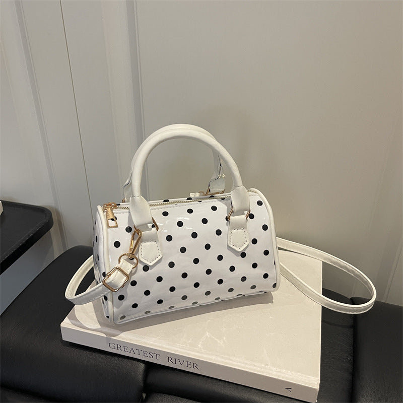 Polka Dot Handheld Satchel