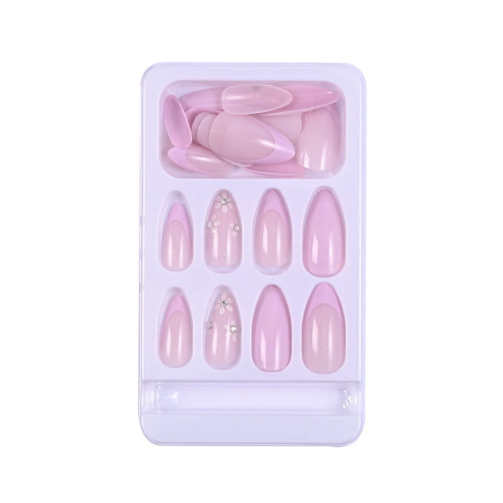 Decorative Floral Press-On Nails Stornfield