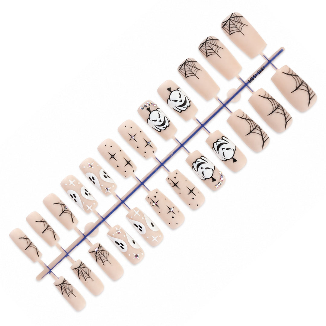 Nail art set with creepy Halloween design Stornfield