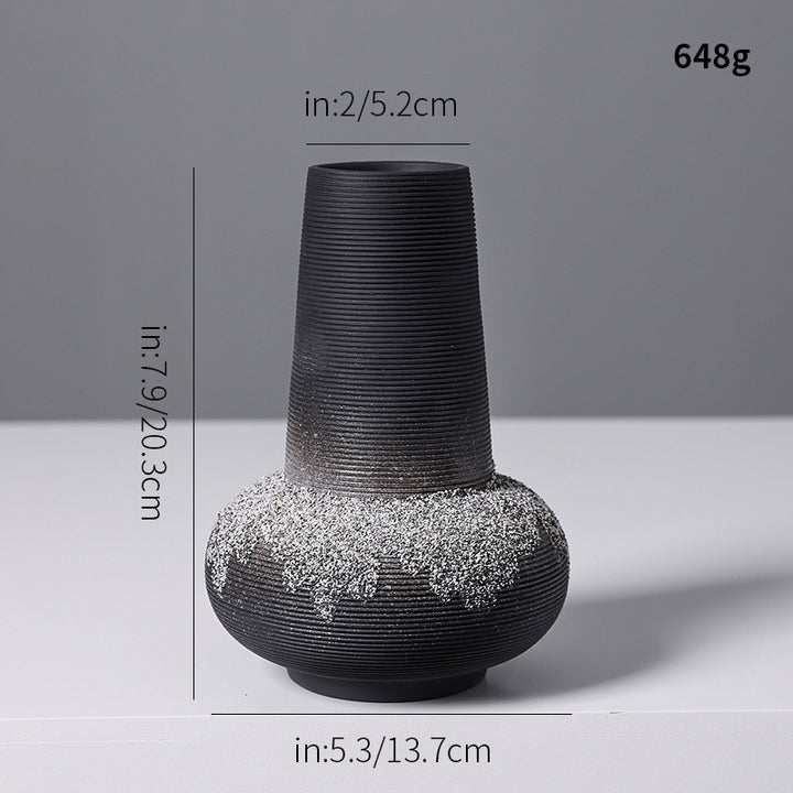Artistic Texture Earthenware Vase