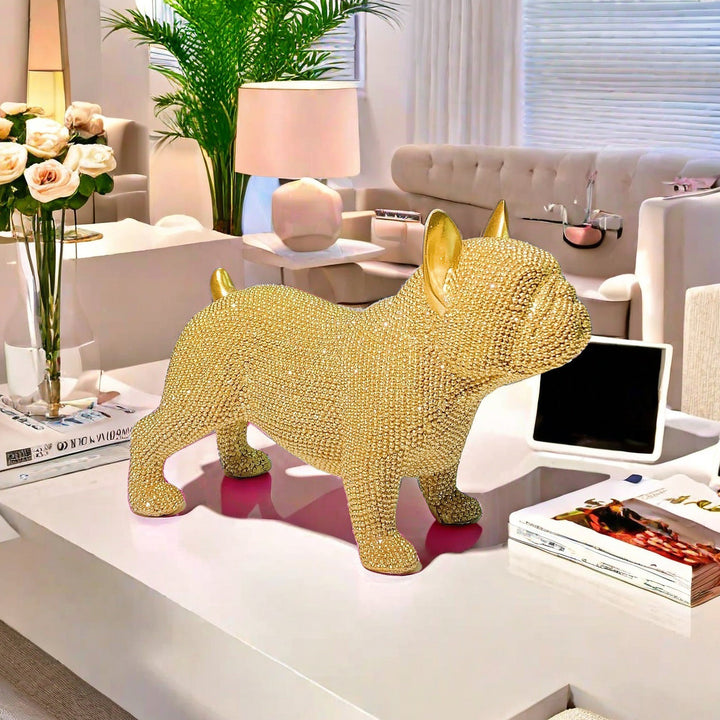 Shiny Bulldog Sculpture Stornfield