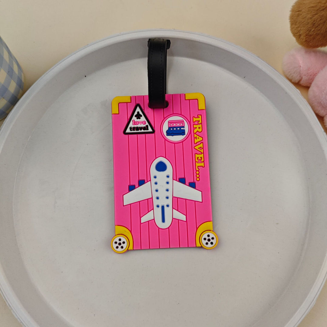 Unisex Luggage Tag in Fun Airplane Design Bowlift
