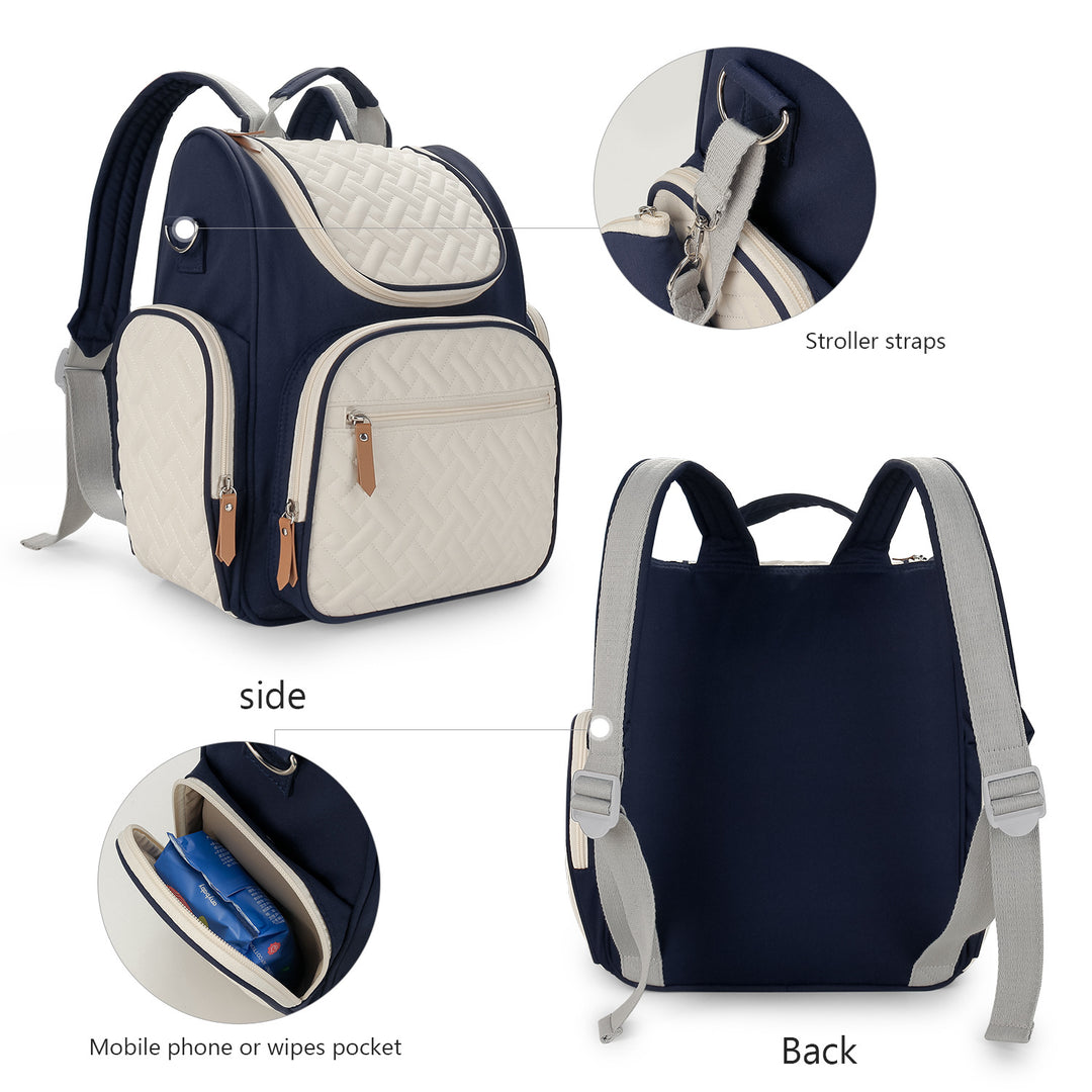 Stylish wrap backpack with multiple compartments Stornfield