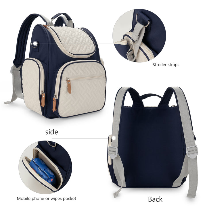 Stylish wrap backpack with multiple compartments Stornfield