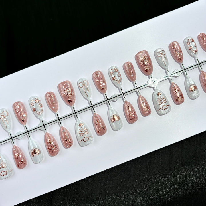 Decorative Press-On Nail Art Collection