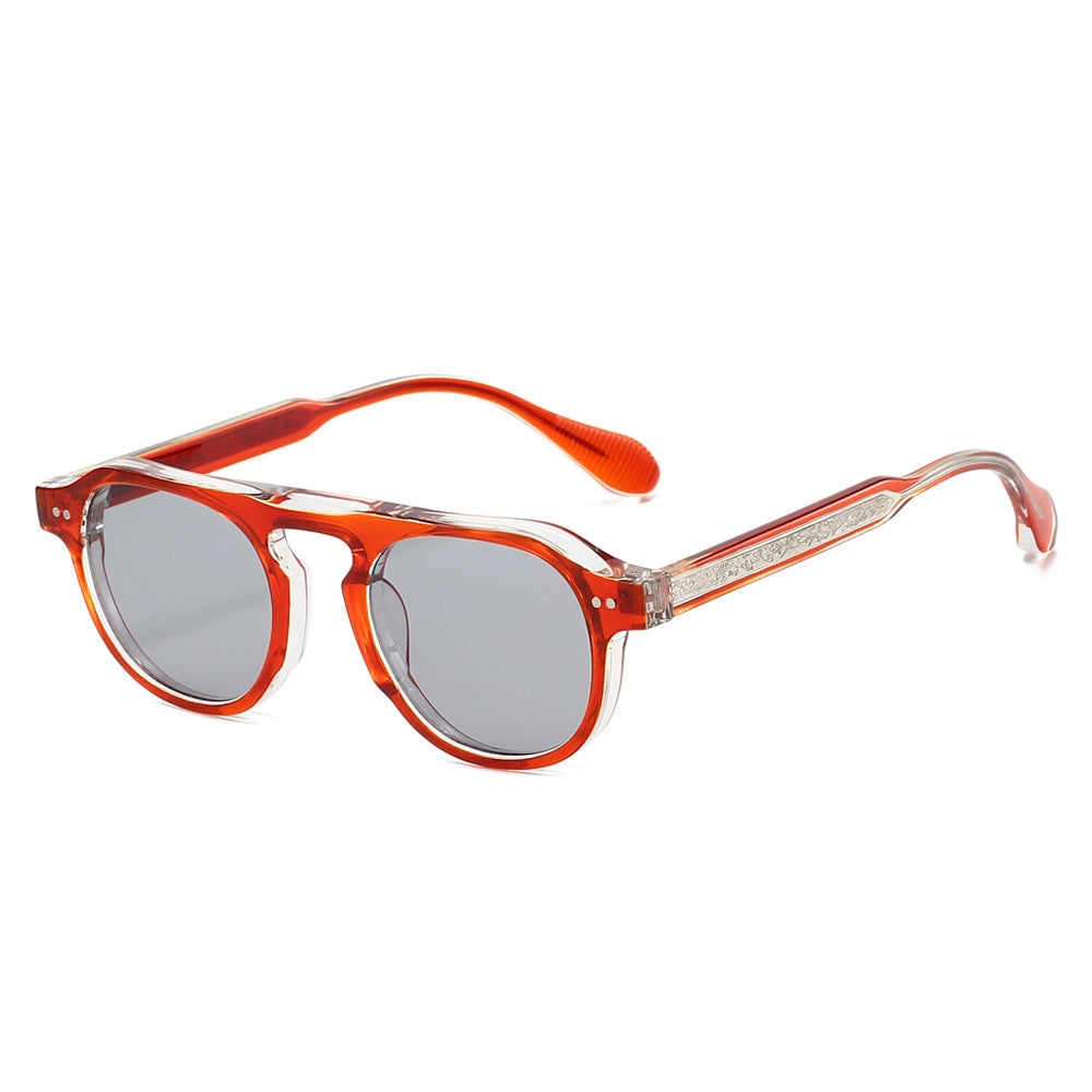 Retro-Inspired Oversized Round Sunglasses Stornfield