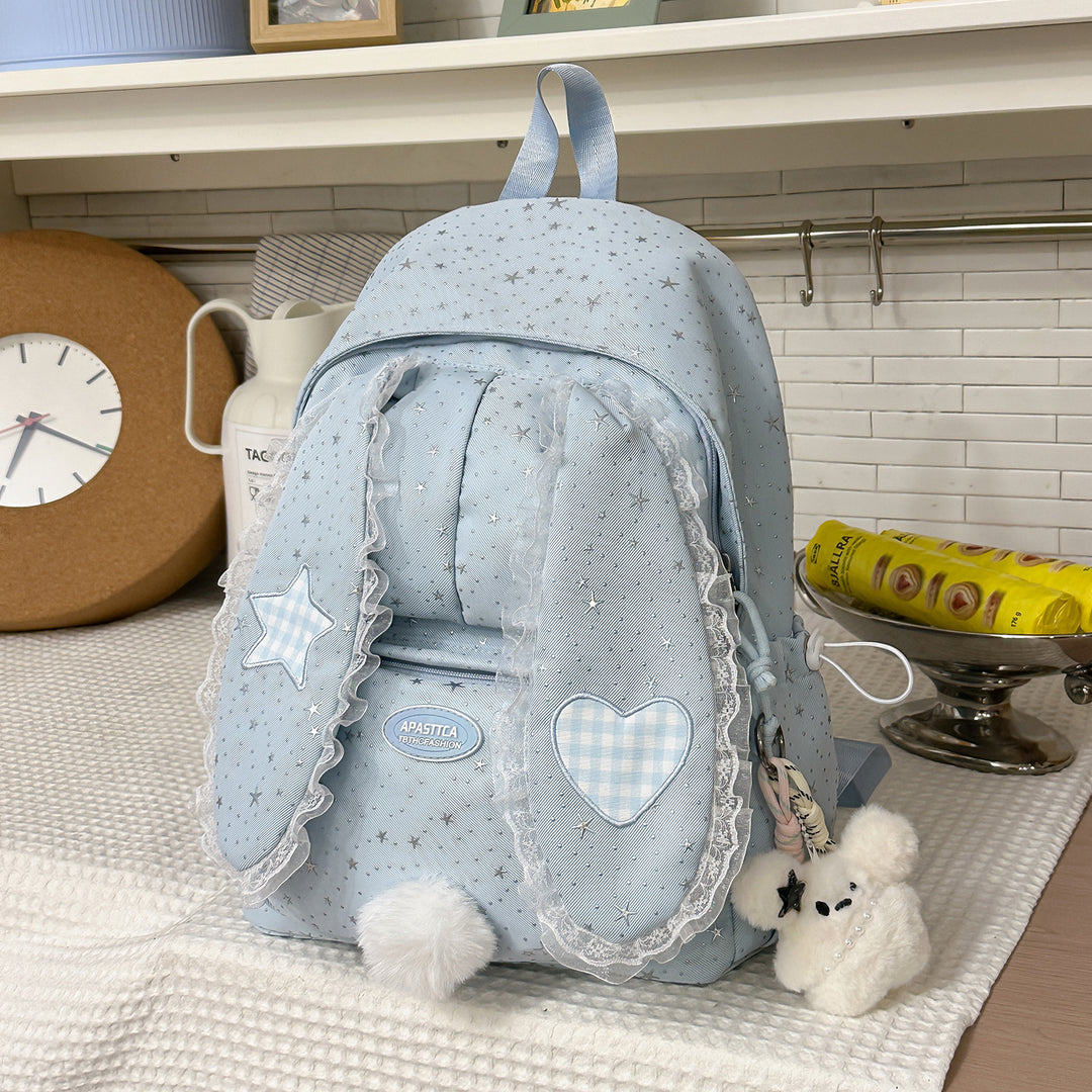 Whimsical Bunny-Ear Design Backpack Stornfield