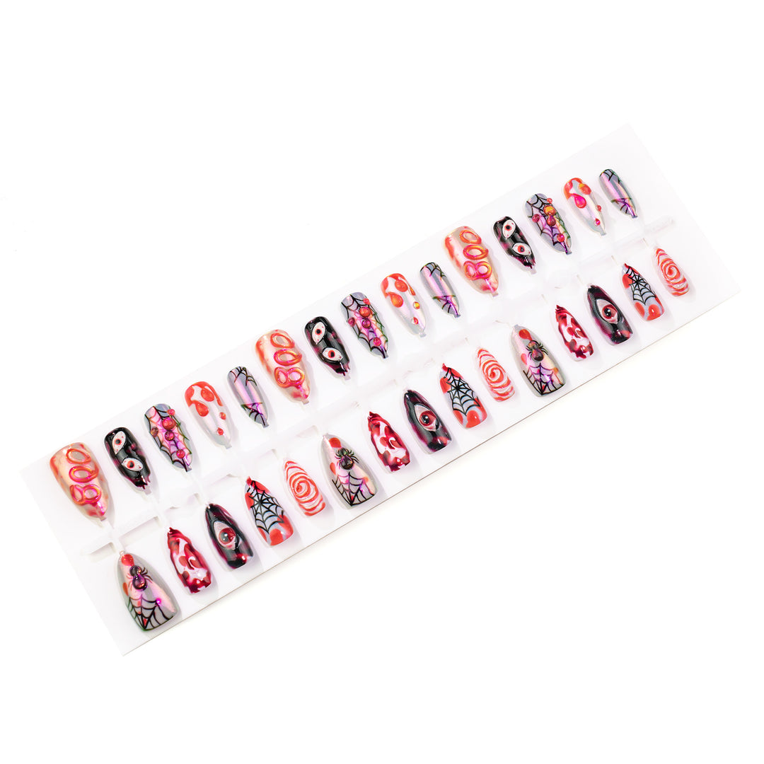 Halloween-Themed Artisanal Press-On Nail Set