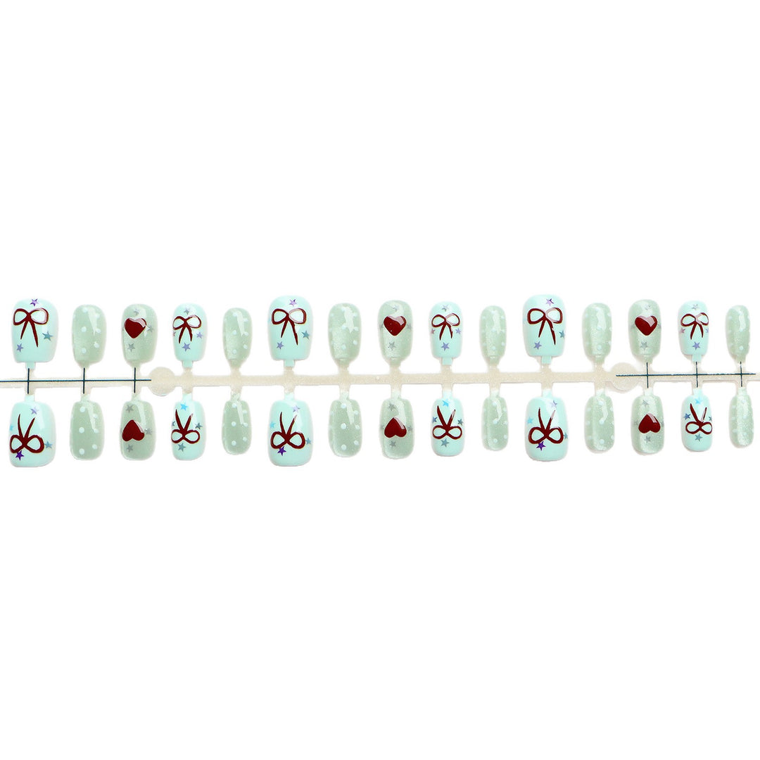 Decorative Holiday-Themed Press-On Nail Art Set Stornfield