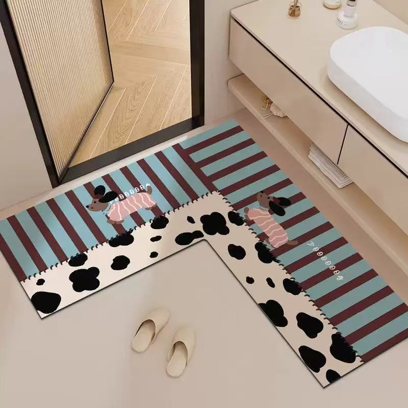 Cute Bear-Shaped Bath Mat