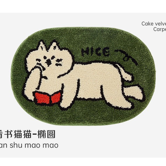 Dog-Themed Plush Area Rug