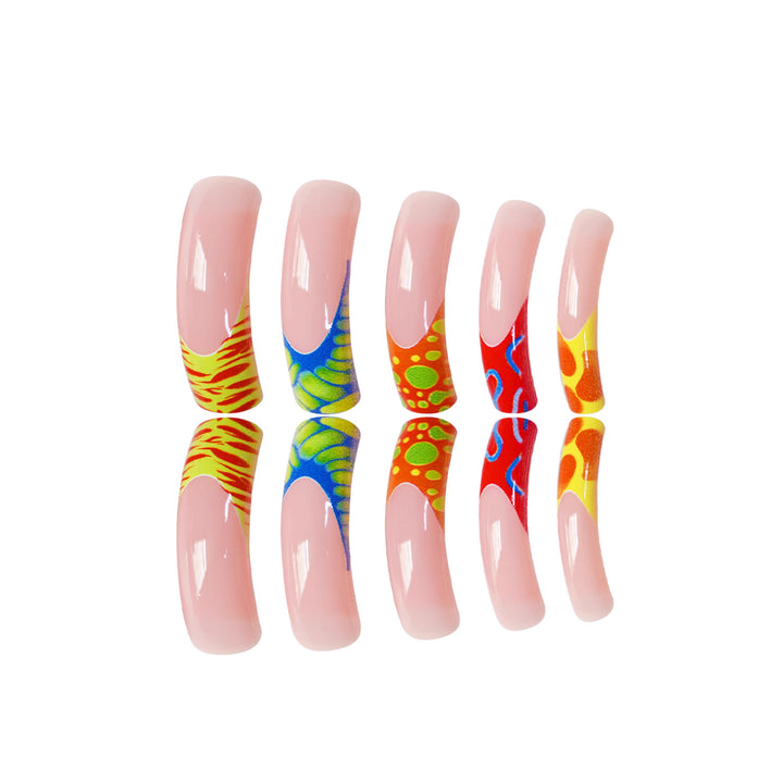 Glamorous 3D Long Stiletto Press-On Nails Stornfield