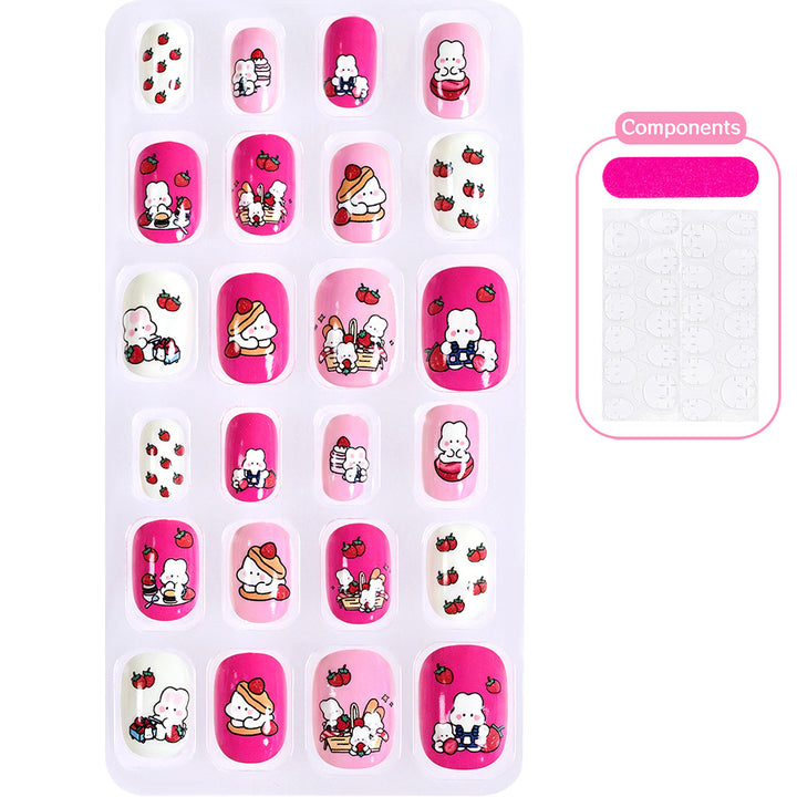 Creative Cartoon-Themed Press-On Nail Collection Stornfield