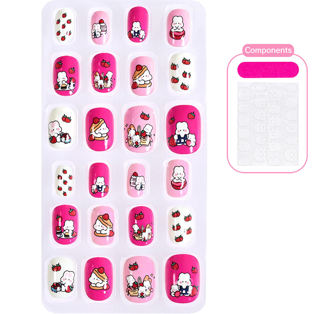 Themed Summer Beach Nail Art Press-On Nails Stornfield