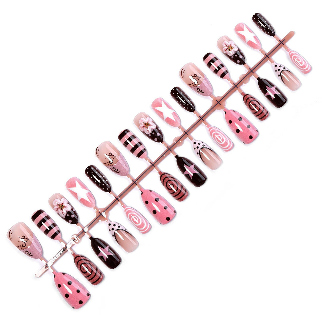 Nail art set with creative patterns and unique designs Stornfield