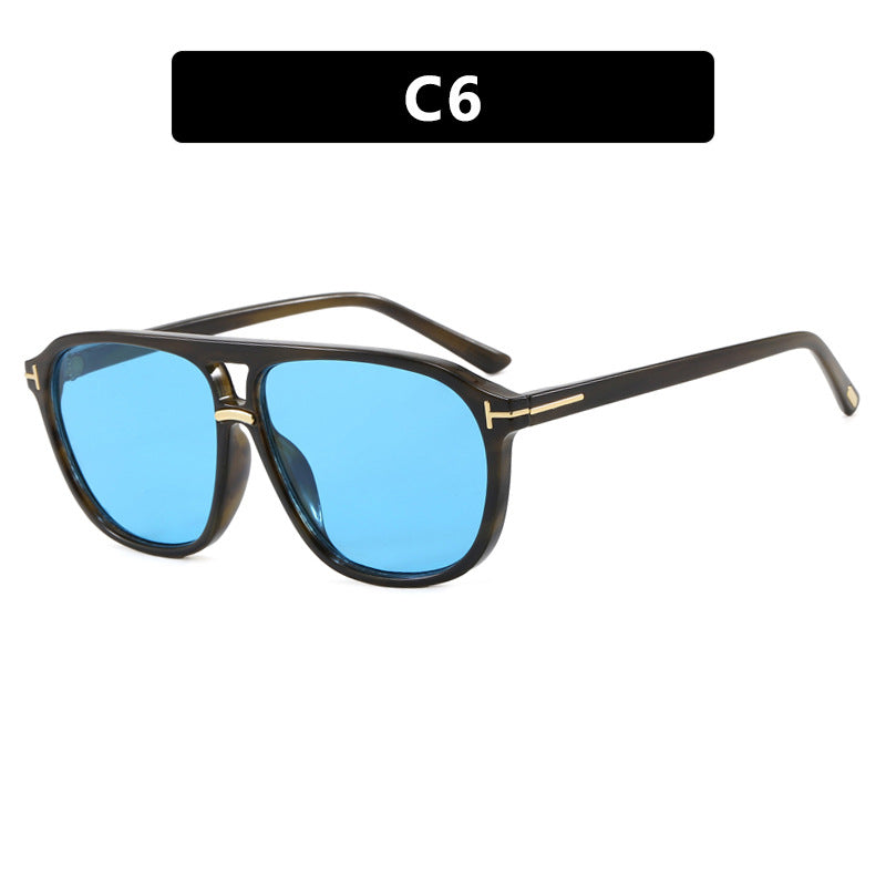 Women's square sunglasses with luxurious tortoiseshell pattern and polarized lenses Stornfield