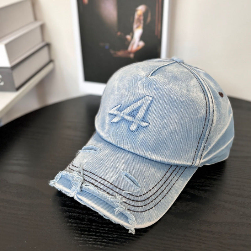 Women's Distressed Vintage Style Baseball Cap Stornfield