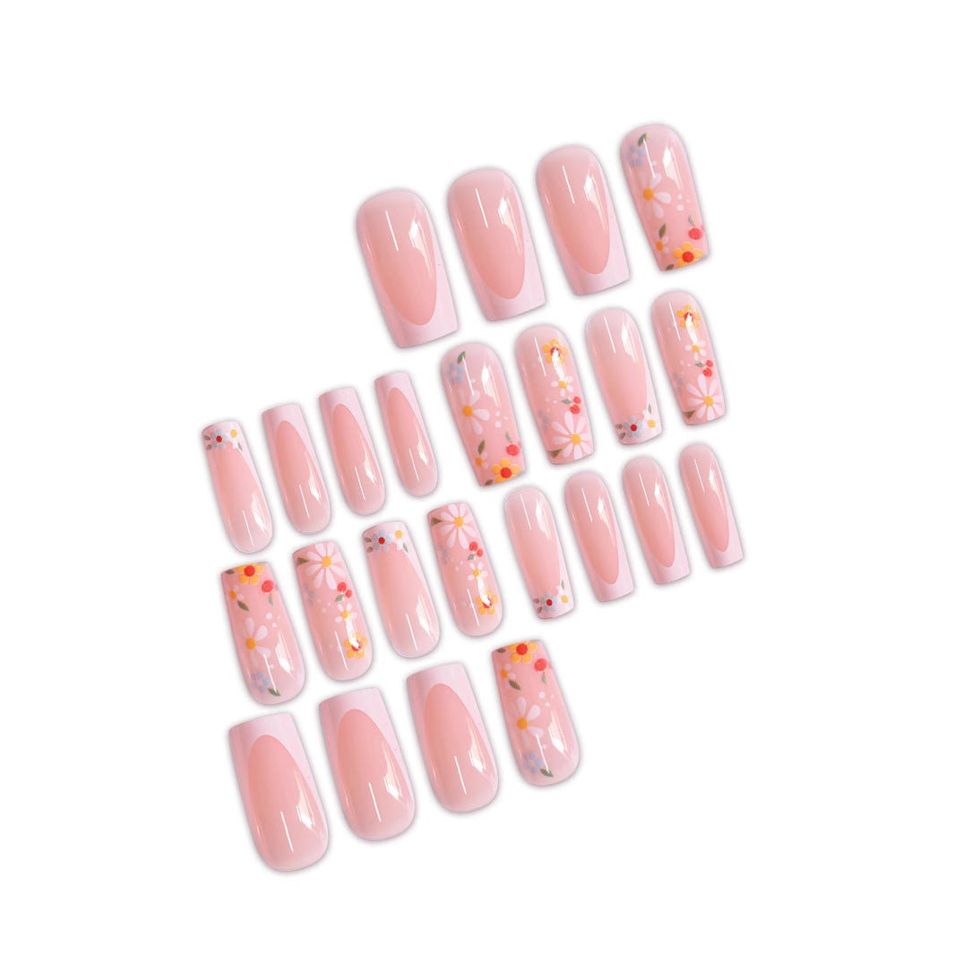 Floral Design Press-On Nail Art Stornfield