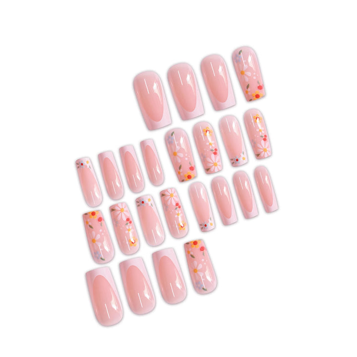Floral Design Press-On Nail Art Stornfield